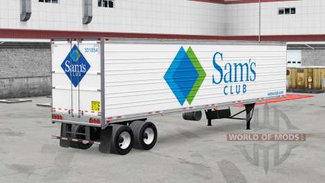 Real logotipos de la compañía para remolques v2. para American Truck Simulator