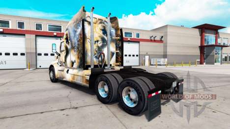 León de la piel para el camión Peterbilt 579 para American Truck Simulator