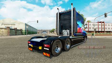 Neón de la piel para camión Scania T para Euro Truck Simulator 2
