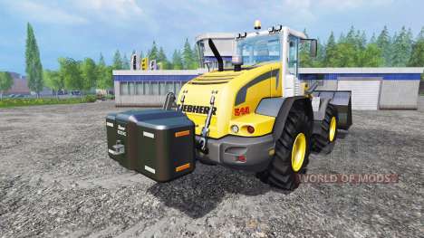 Liebherr L540 weight para Farming Simulator 2015