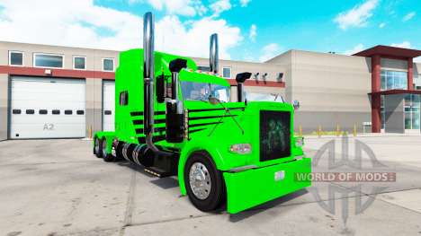 La piel Verde de la Envidia Expreso para el cami para American Truck Simulator