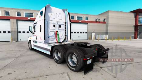 La piel de Estafeta para el tractor Freightliner para American Truck Simulator