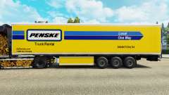 Penske la piel para el remolque refrigerado para Euro Truck Simulator 2