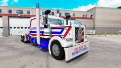 América piel para el camión Peterbilt 389 para American Truck Simulator