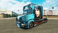 Hermosa Chica de piel para camión Scania T para Euro Truck Simulator 2