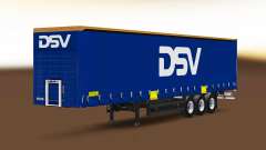 Cortina semi-remolque Schmitz Cargobull DSV para Euro Truck Simulator 2