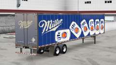 Todo el metal-semirremolque Miller Lite para American Truck Simulator