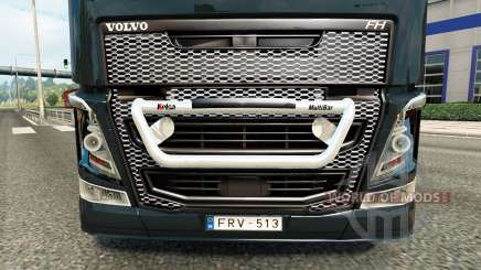 El parachoques de la guardia Kelsa en Volvo trucks para Euro Truck Simulator 2