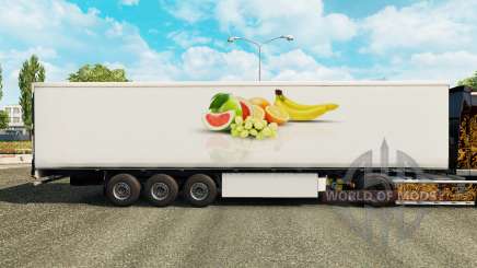 La piel de la Fruta en la refrigerados semi-remolque para Euro Truck Simulator 2