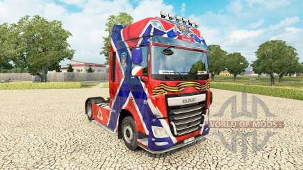 La piel de la Nueva Rusia en el tractora DAF para Euro Truck Simulator 2