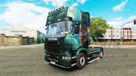 La piel de la Fantasía de la Nave en el tractor Scania para Euro Truck Simulator 2