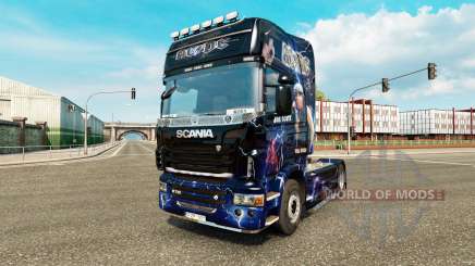La piel de AC-DC-para camiones Scania para Euro Truck Simulator 2