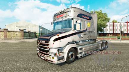 El Vabis V8 Metálico de la piel para camión Scania T para Euro Truck Simulator 2