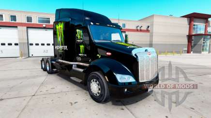 Monster Energy de la piel para el camión Peterbilt 579 para American Truck Simulator