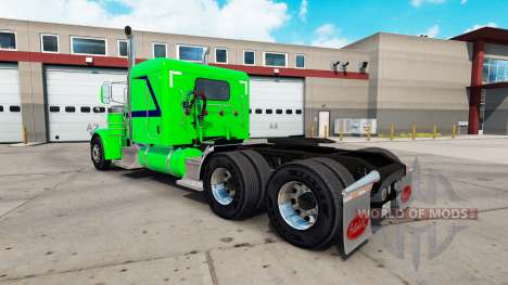 Sueño esmeralda de la piel para el camión Peterb para American Truck Simulator