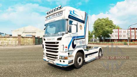 Hovotrans de la piel para el camión Scania para Euro Truck Simulator 2