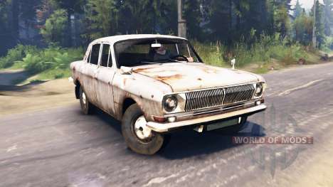 GAZ-24 Volga estrellas para Spin Tires
