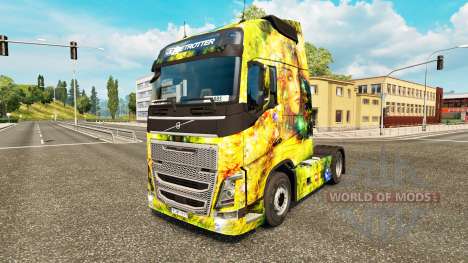 De la Muchacha de flor de la piel para camiones  para Euro Truck Simulator 2