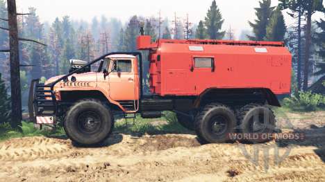 Ural-4320 Explorador Polar v15.0 para Spin Tires