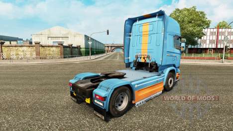 La piel DS3 en el tractor Scania para Euro Truck Simulator 2