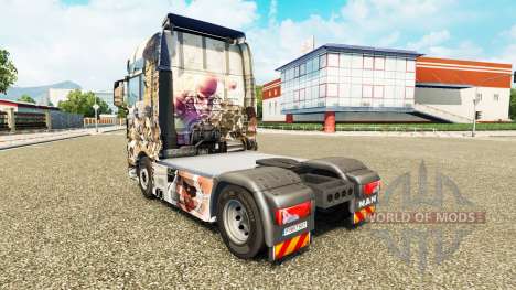 La piel de Ataque a los Titanes en el tractor HO para Euro Truck Simulator 2