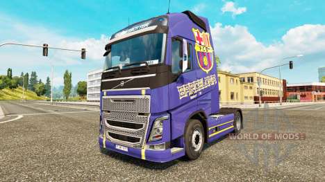 Barcelona de la piel para camiones Volvo para Euro Truck Simulator 2
