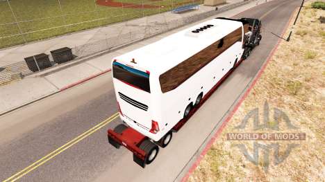 Bajo el barrido con la carga de bus para American Truck Simulator