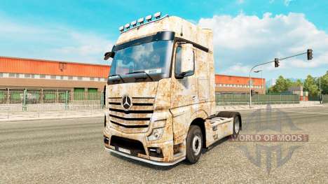 La piel Oxidado en el tractor Mercedes-Benz para Euro Truck Simulator 2