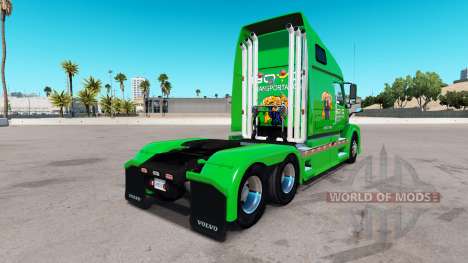 Boyd Transporte de la piel para camiones Volvo V para American Truck Simulator