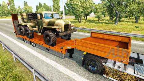 Semi llevar equipo militar v1.6 para Euro Truck Simulator 2