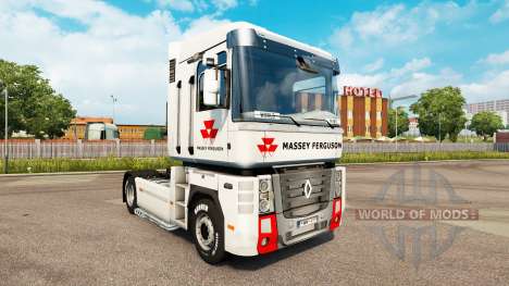 Massey Ferguson de la piel para Renault Magnum t para Euro Truck Simulator 2