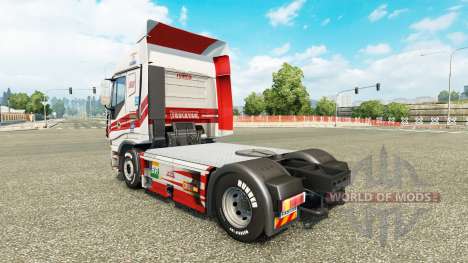 La piel de Luis López en el camión Iveco para Euro Truck Simulator 2