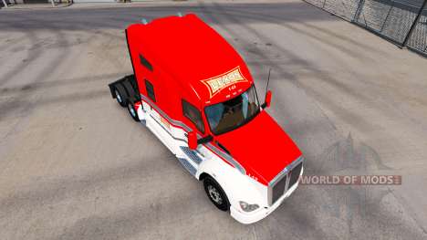 La piel de Lexan de Transporte en el tractor Ken para American Truck Simulator
