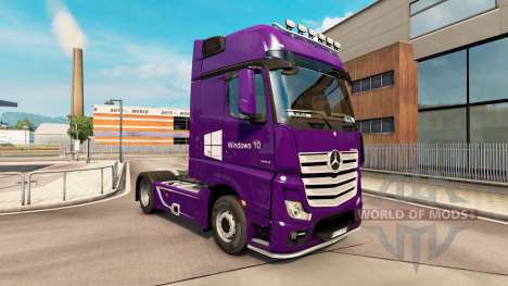 La piel de Windows 10 para el remolque de vehícu para Euro Truck Simulator 2