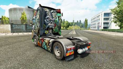 La piel de los Monstruos de Ataque en Volvo truc para Euro Truck Simulator 2