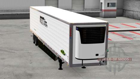 Remolque refrigerado, el Primer Inc. para American Truck Simulator