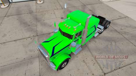 Sueño esmeralda de la piel para el camión Peterb para American Truck Simulator
