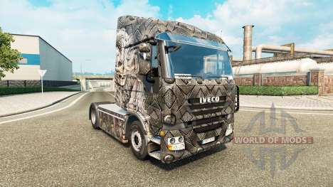 La piel Esqueleto Guerrero para camión Iveco para Euro Truck Simulator 2