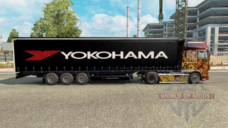 La piel de Yokohama semi-remolque para Euro Truck Simulator 2