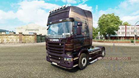 La piel de Viking para camión Scania para Euro Truck Simulator 2