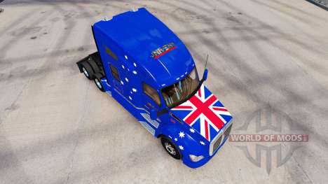 Skin Jnr-Snr Aussie on tractor Kenworth T680 para American Truck Simulator