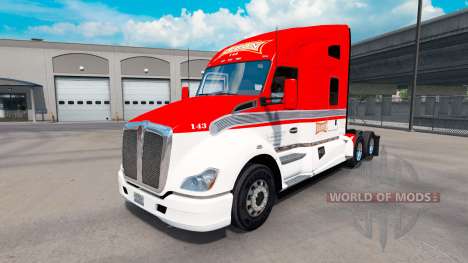 La piel de Lexan de Transporte en el tractor Ken para American Truck Simulator