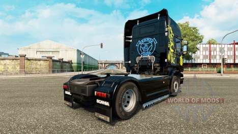 El Borussia Dortmund de la piel para Scania cami para Euro Truck Simulator 2