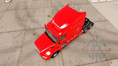 La piel C. R. Inglaterra por un camión Peterbilt para American Truck Simulator
