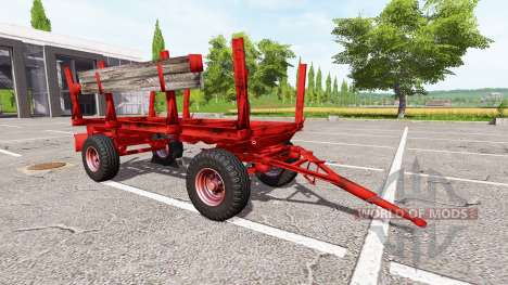 La madera remolque Krone para Farming Simulator 2017