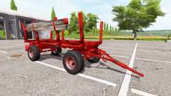 La madera remolque Krone para Farming Simulator 2017