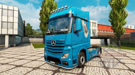 La piel de la Paloma para tractor Mercedes-Benz para Euro Truck Simulator 2