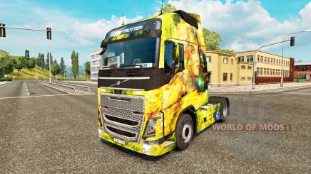 De la Muchacha de flor de la piel para camiones Volvo para Euro Truck Simulator 2