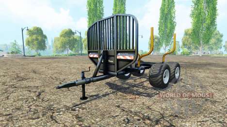 La madera remolque v0.9.1 para Farming Simulator 2015