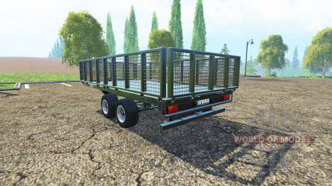 Flatbed trailer Fliegl para Farming Simulator 2015